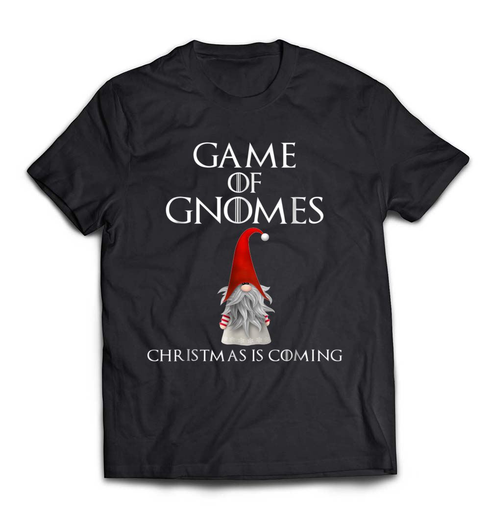 “Funny Game of Gnomes Christmas is Coming Elf T-Shirt” – A Hilarious and Festive Tee for Game of Thrones Fans